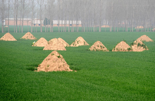 Grave problem for burials in rural China