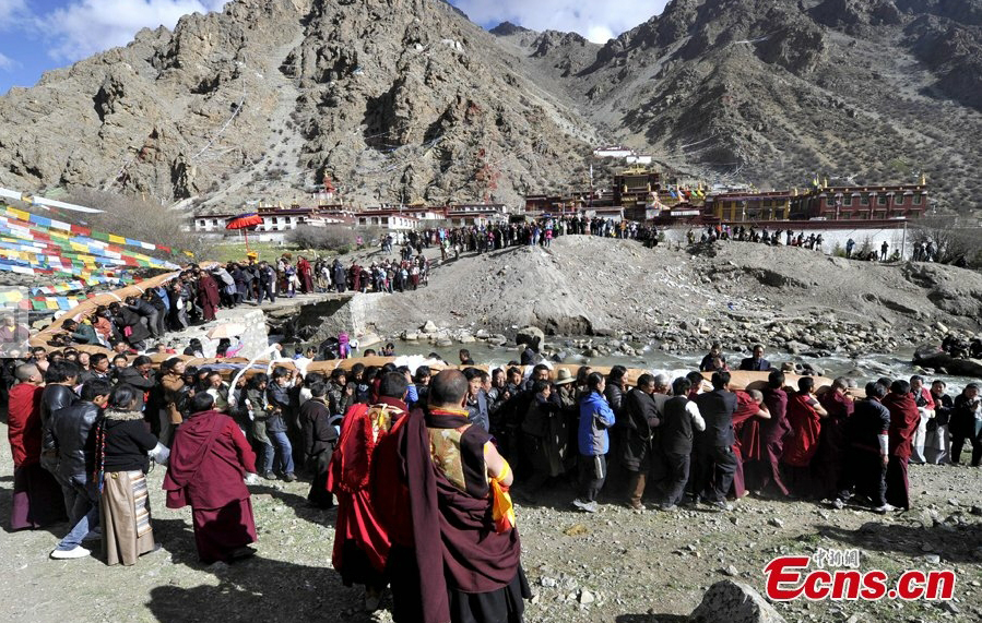 Thangka Festival held in Tibet