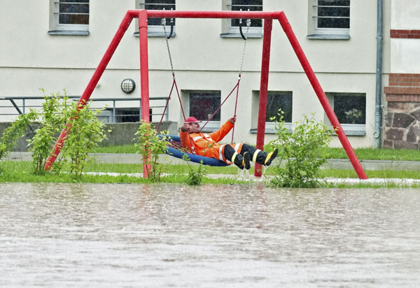 Floods sweep through central Europe