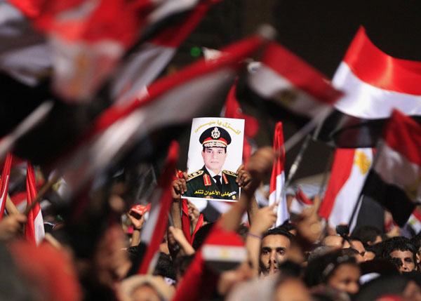 Jubilant crowds celebrate after Morsi overthrown