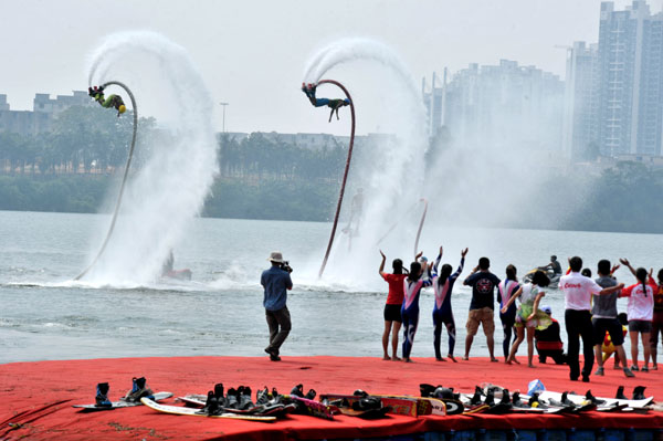 Highfliers at Intl Aquatic-Speed Competition