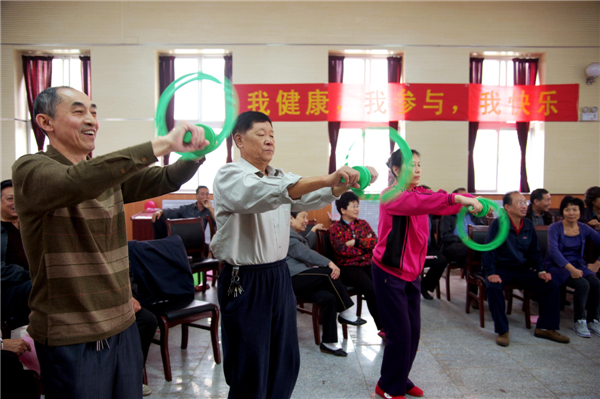 Elders embrace Double Ninth Festival