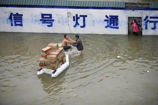 Life struggles on after devastating flood