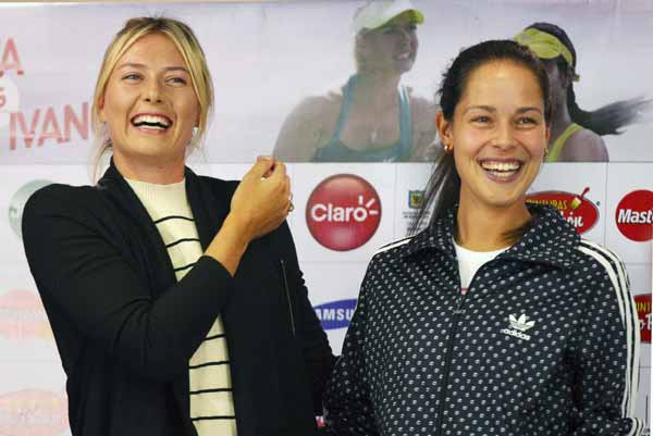 Ivanovic and Sharapova to play exhibition game