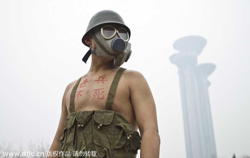 Undie run to beat smog blues