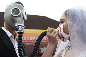 Sand storm grips NW China