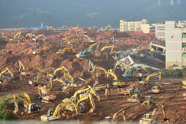 First survivor pulled out 67 hours after Shenzhen landslide