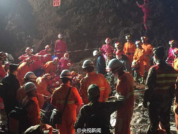 First survivor pulled out 67 hours after Shenzhen landslide