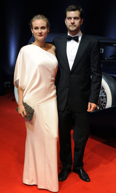 Actress Diane Krueger and her boyfriend at 60th Bambi media awards ceremony