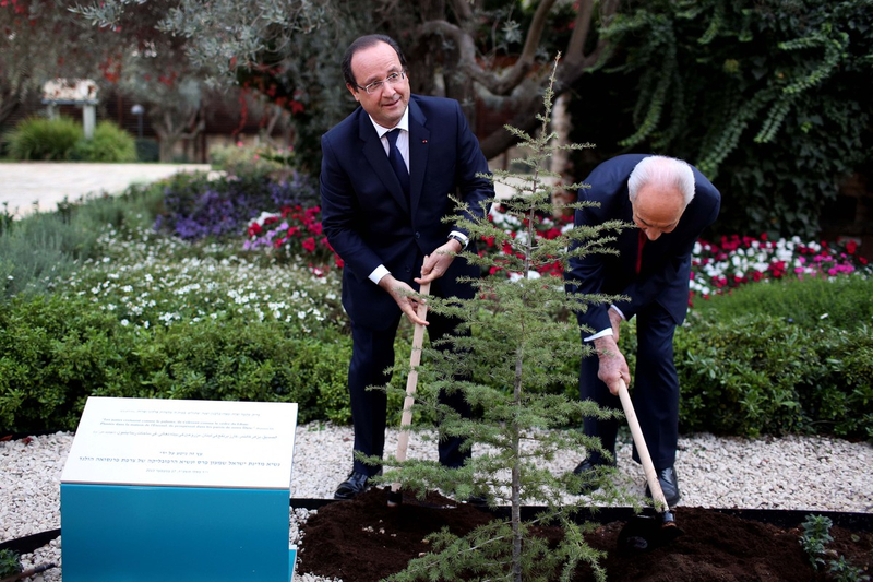 World leaders plant for the future