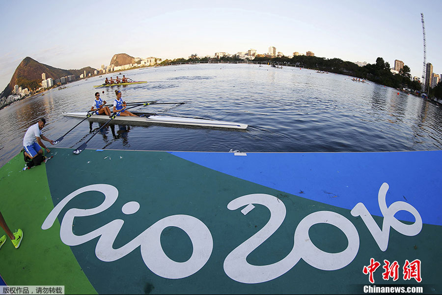 Training in Rio for Olympic glory