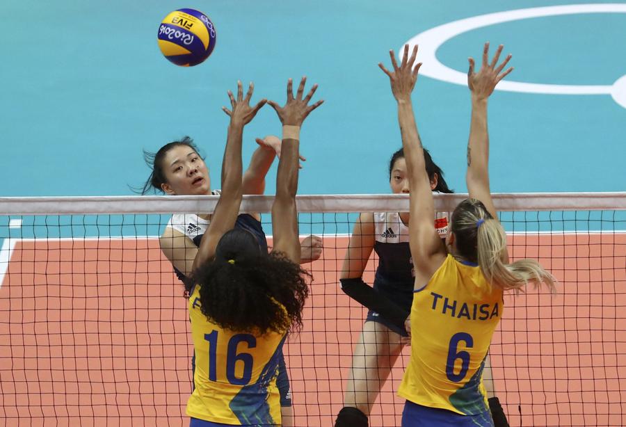 China's volleyballers burst Brazil's bubble