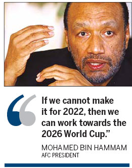 AFC boss puts dent in China's World Cup bid hopes