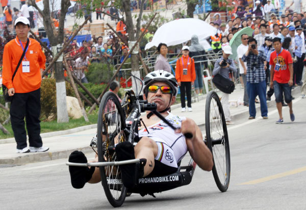 French paratriathlete completes race in 9 hours