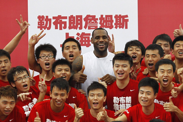 Here comes the 'King': LeBron in China