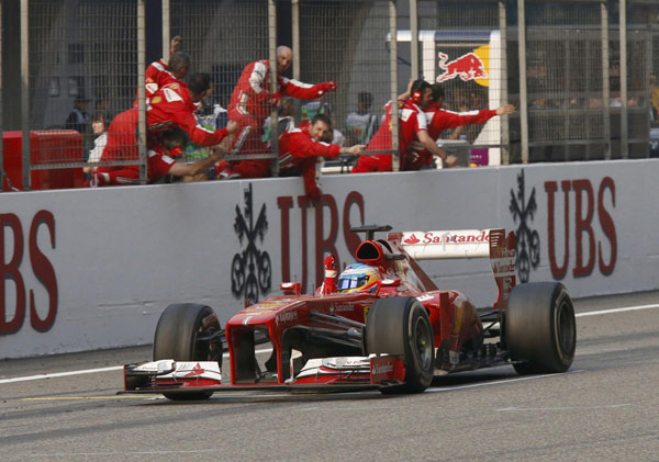 Alonso claims 2nd China GP victory with big gap