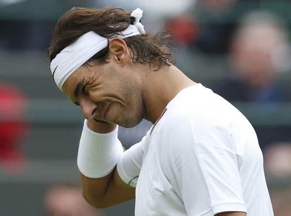 Nadal stunned at Wimbledon in 1st round