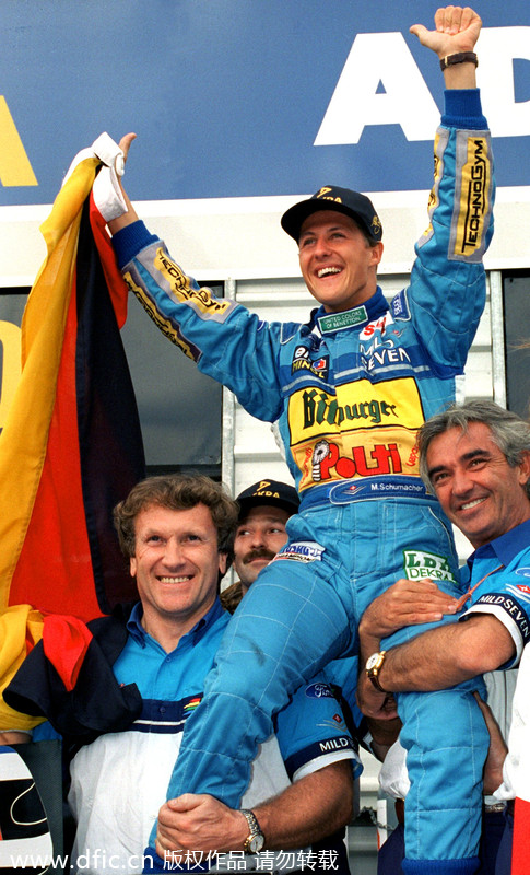 In memory of Formula-One world champion Michael Schumacher