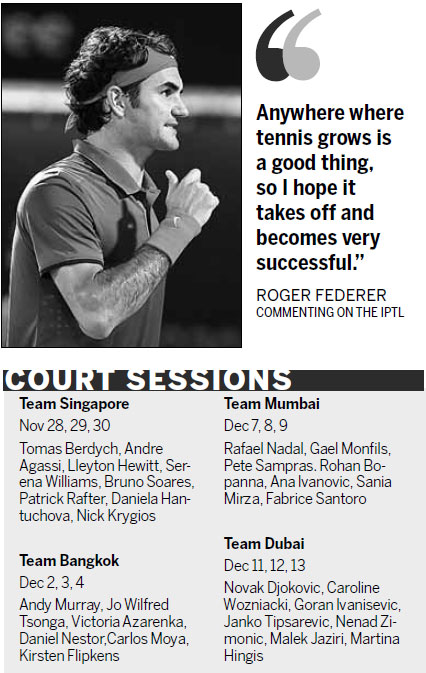 IPTL set to showcase galaxy of tennis greats