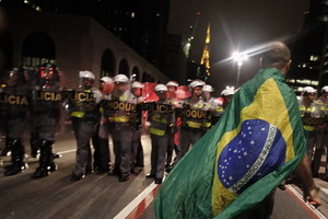 Teachers protest against World Cup