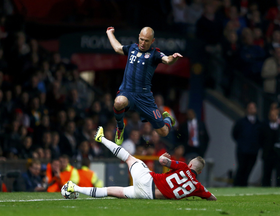 Bayern holds upper hand after 1-1 draw at United