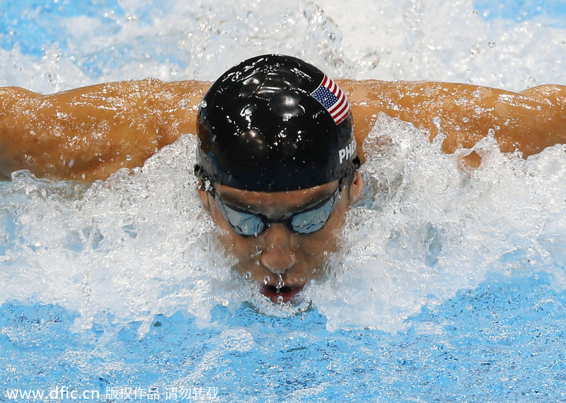 Phelps will be racing himself in swimming comeback