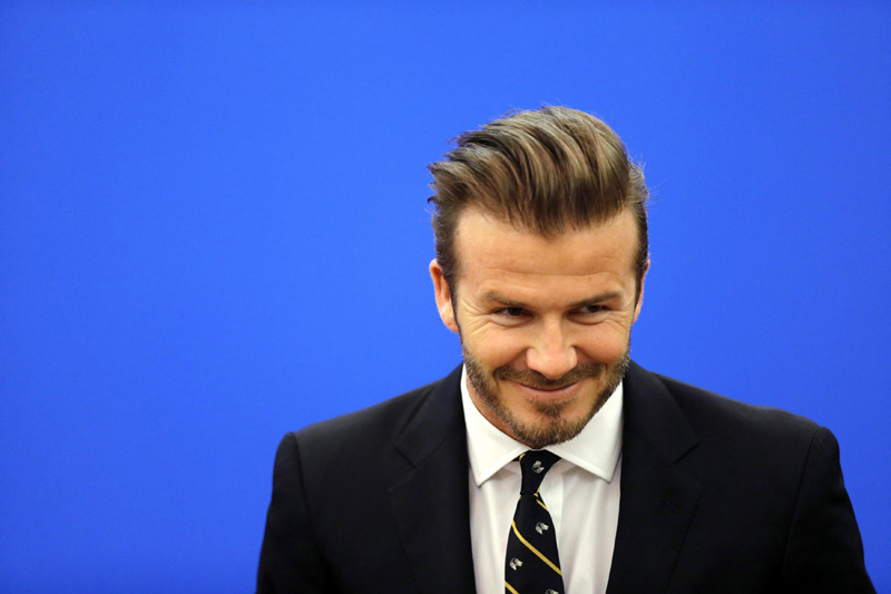 Beckham launches fund to support youth soccer in China