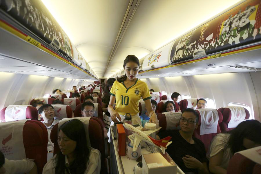 World Cup support goes sky-high in China