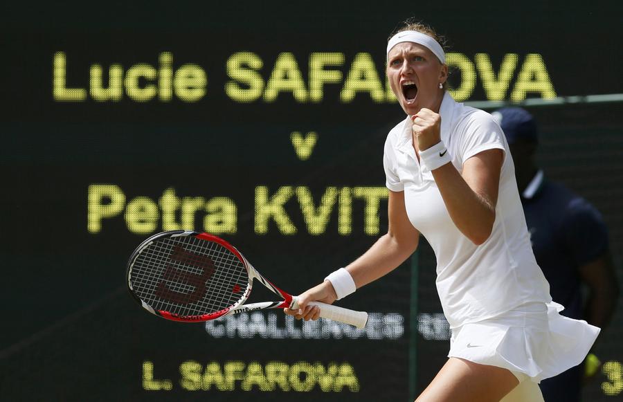 Bouchard, 2011 champ Kvitova in Wimbledon final