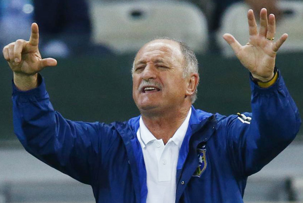 Scolari apologizes for Brazil's World Cup failure