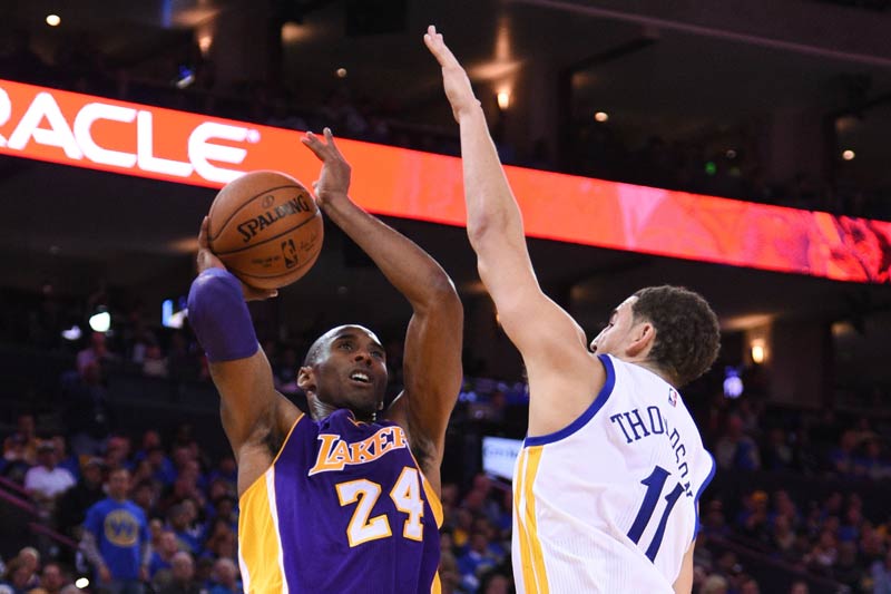 Thompson scores 41, Warriors beat Lakers 127-104