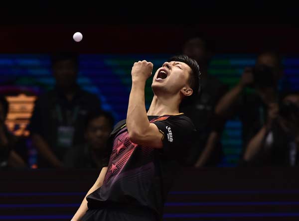 World No.1 Ma wins first men's singles world championship