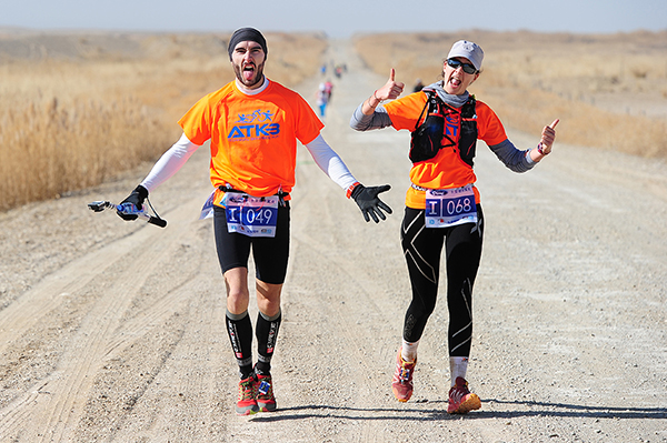 Gobi desert ultra-marathon held in Gansu