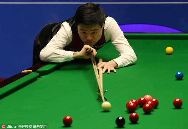 Ding Junhui to meet McManus in snooker worlds semis