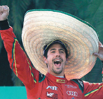 Di Grassi masters Mexican course