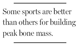 For strong bones, an early start is key