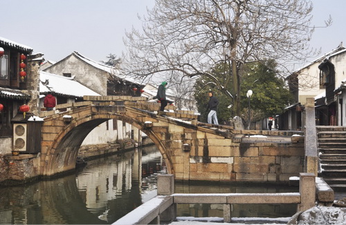 Zhouzhuang in Snow