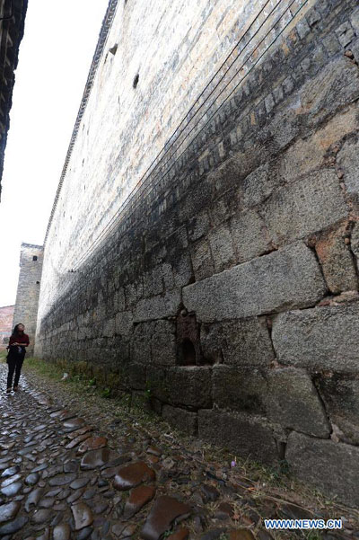 Cradle of Hakka: walled village in Ganzhou, E China