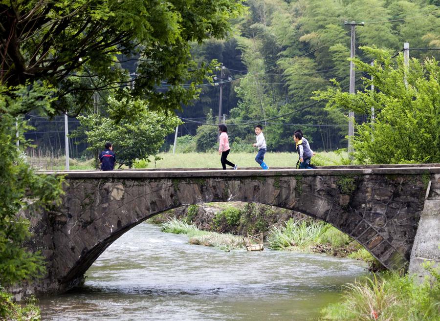 Scenery of Tumuyuan village in China's Jiangxi