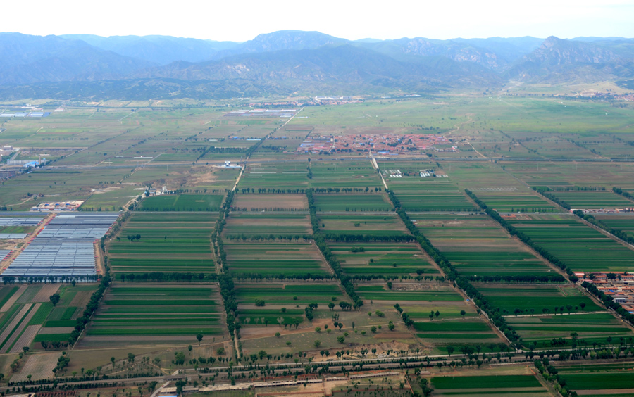 Amazing landscapes of North China from the air