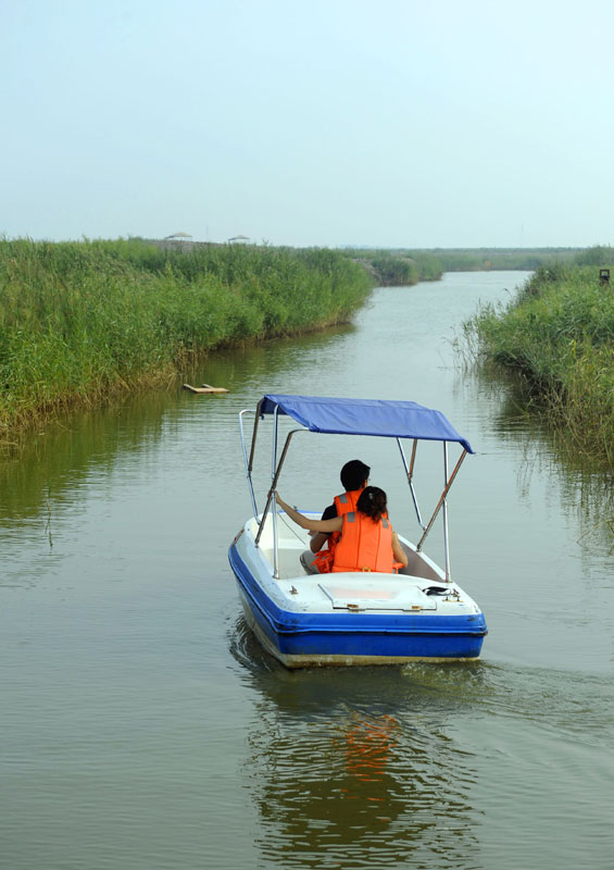 Caofeidian Wetland in Hebei province