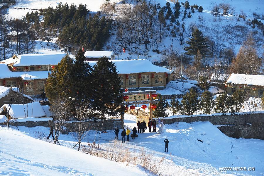 Tourism on snow develops in NE China