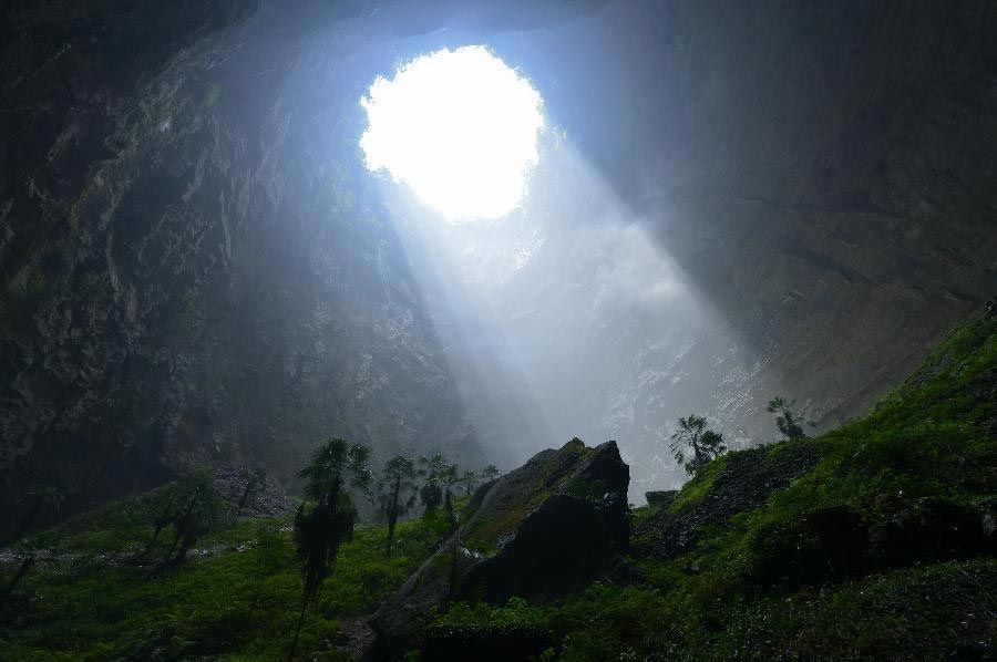 Sinkhole glimpse of magical nature