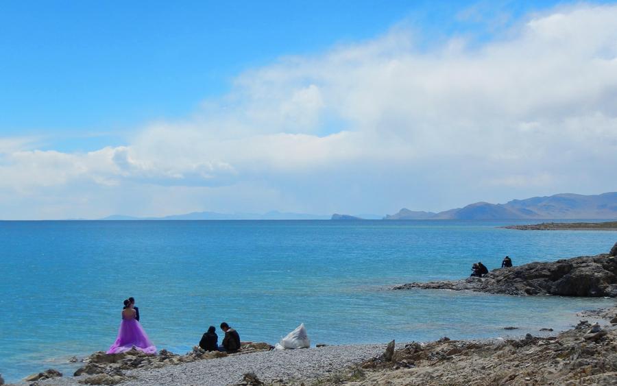 Stunning view of Namtso in Lhasa