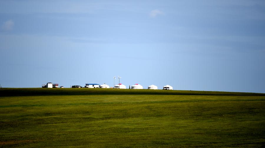 Magnificent prairie scenery in Inner Mongolia