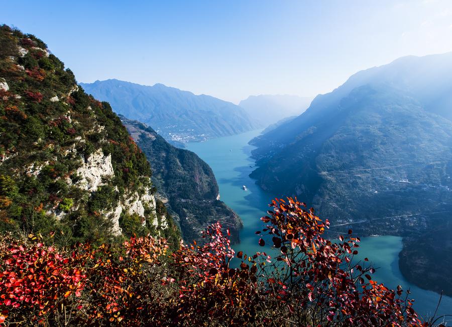 Scenery of Yangtze River in China's Three Gorges area