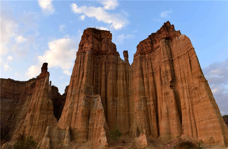 Incredible scenery of earth forest in China's Yunnan