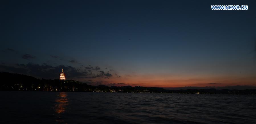 Scenery of West Lake in E China's Zhejiang