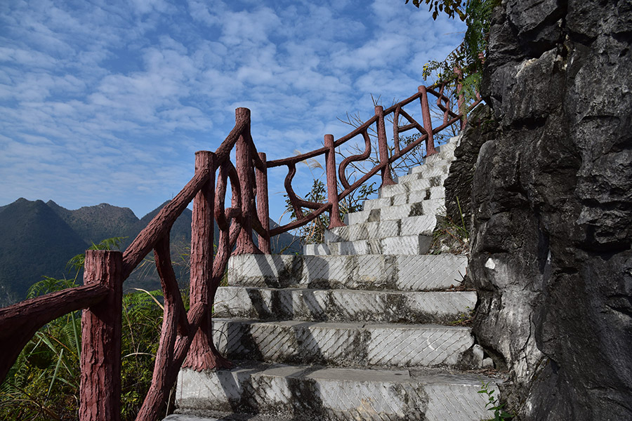 Scenery of Longtan Grand Canyon, South China’s Guangxi