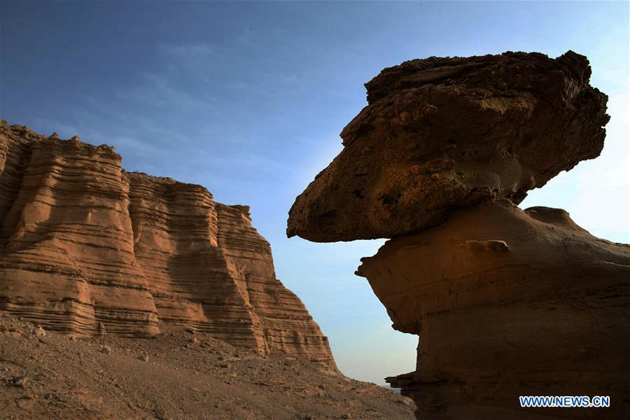 Yadan landform in Hami in Xinjiang